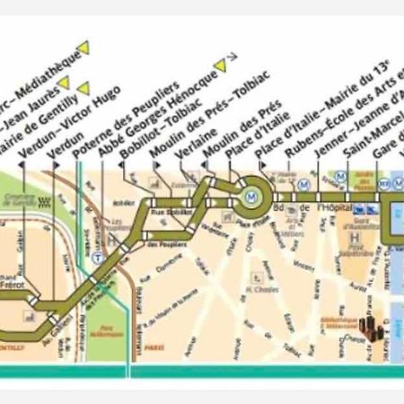 Duplex T2 A Arcueil A 3Min Arret Laplace Rer B المظهر الخارجي الصورة